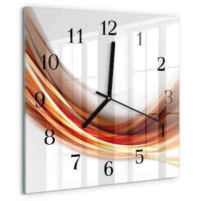 Orologio quadrato Linee astratte