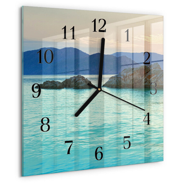 Orologio quadrato Isola marina