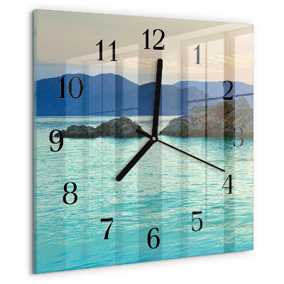 Orologio quadrato Isola marina