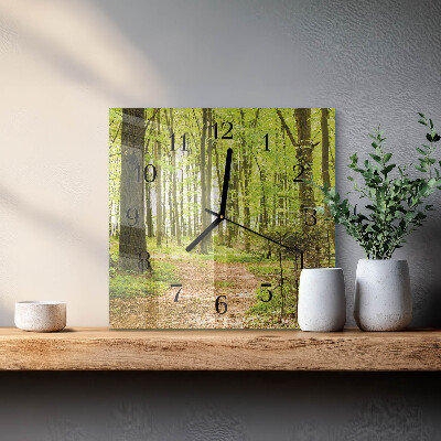 Orologio quadrato Foresta