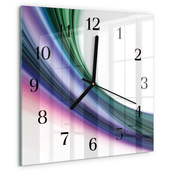 Orologio quadrato Linee astratte