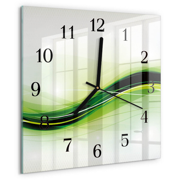 Orologio quadrato Linee astratte