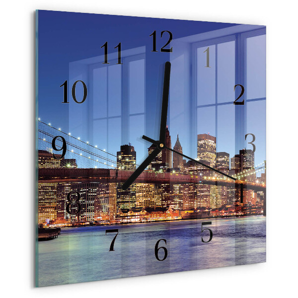 Orologio quadrato Ponte orizzontale
