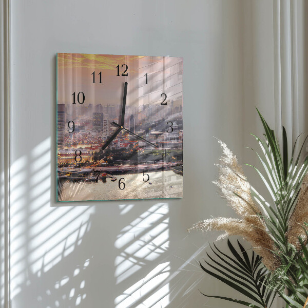 Orologio quadrato Città