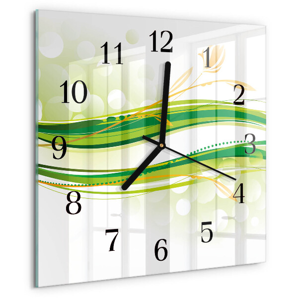 Orologio quadrato Linee astratte