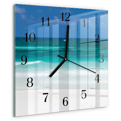 Orologio quadrato Spiaggia Mare