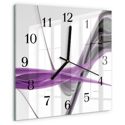 Orologio quadrato Fumo astratto