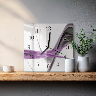 Orologio quadrato Fumo astratto