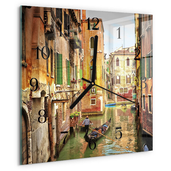 Orologio quadrato La barca veneziana