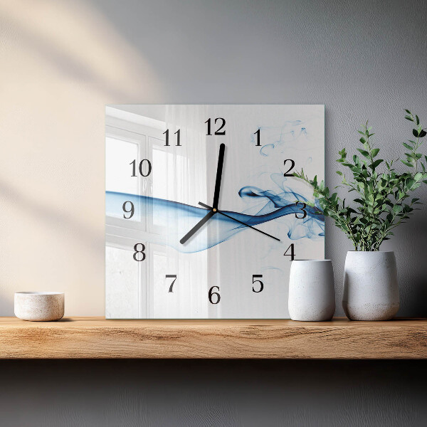 Orologio quadrato Fumo astratto
