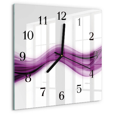 Orologio quadrato Linee astratte