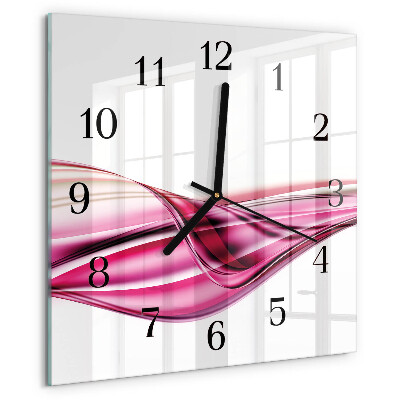 Orologio quadrato Linee astratte