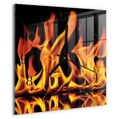 Orologio quadrato Fuoco