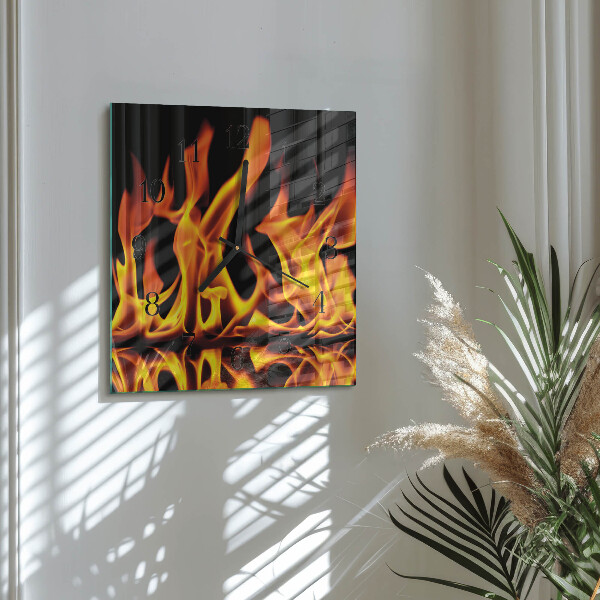 Orologio quadrato Fuoco