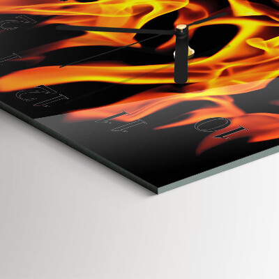 Orologio quadrato Fuoco