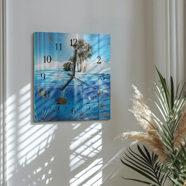 Orologio quadrato Isola dei Pesci