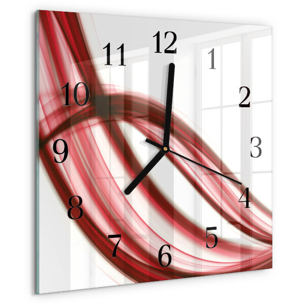 Orologio quadrato Linee astratte