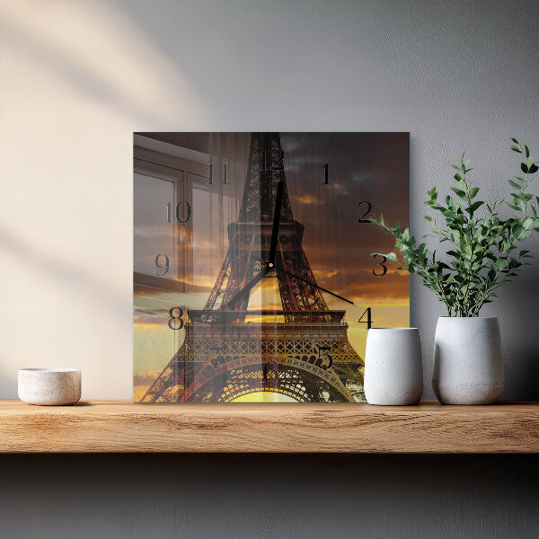 Orologio quadrato Torre Eiffel Parigi
