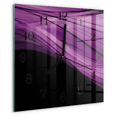 Orologio quadrato Astrazione