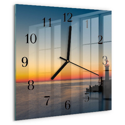 Orologio quadrato Mare del faro