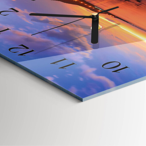 Orologio quadrato Isola marina