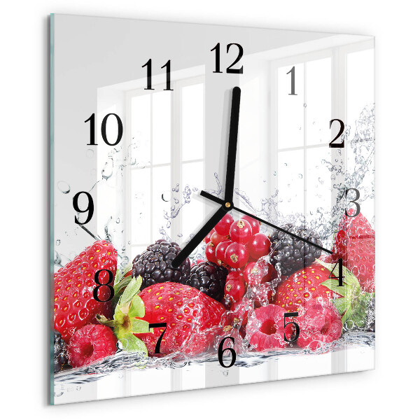 Orologio quadrato Frutta