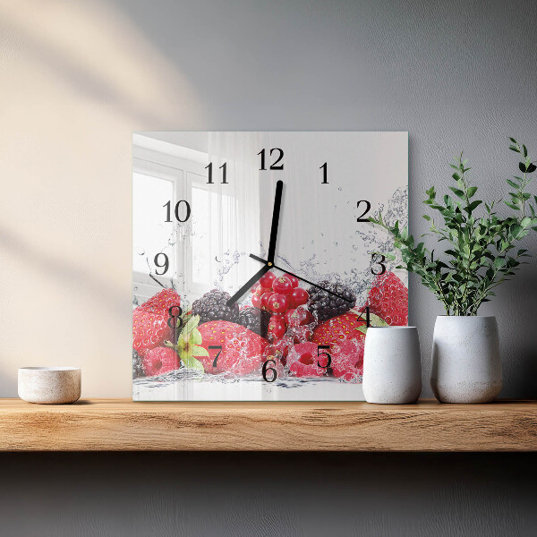 Orologio quadrato Frutta
