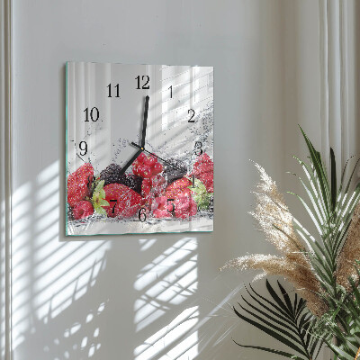 Orologio quadrato Frutta