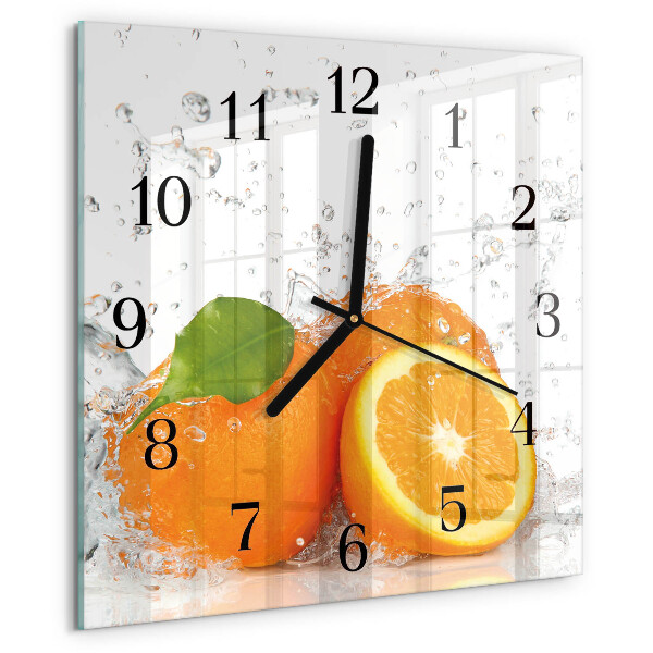 Orologio quadrato Arance