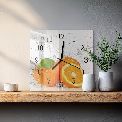 Orologio quadrato Arance