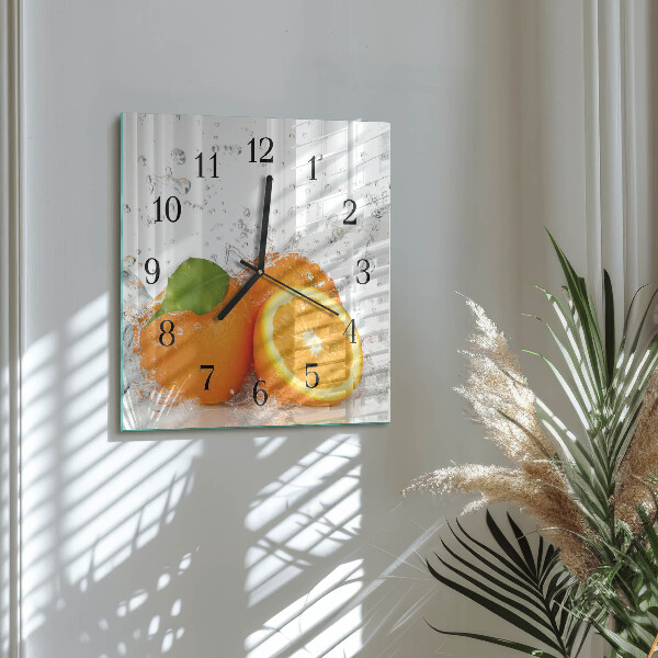 Orologio quadrato Arance