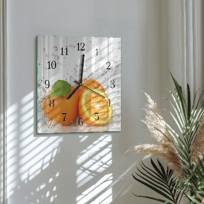 Orologio quadrato Arance