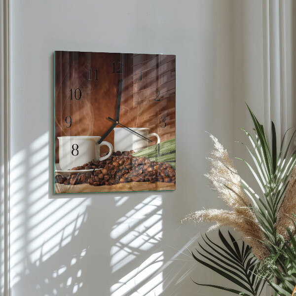 Orologio quadrato Tazze da caffè