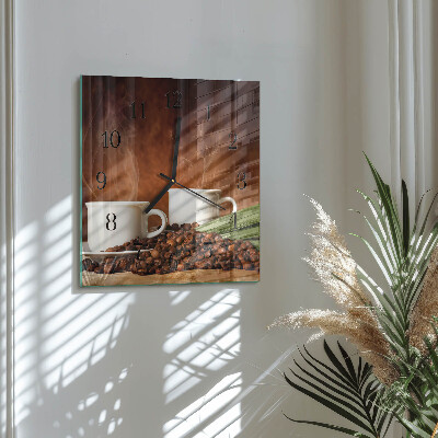 Orologio quadrato Tazze da caffè