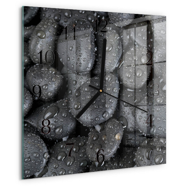 Orologio quadrato Pietre Acqua