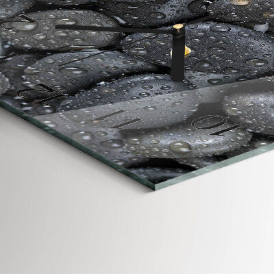 Orologio quadrato Pietre Acqua