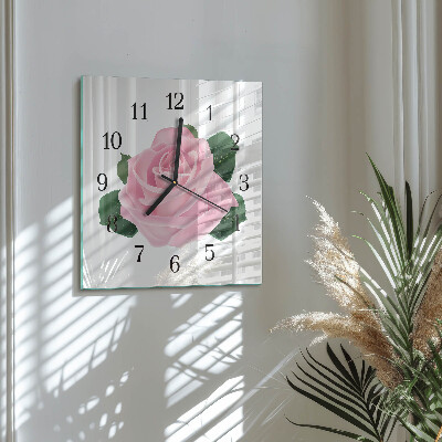 Orologio quadrato Rosa