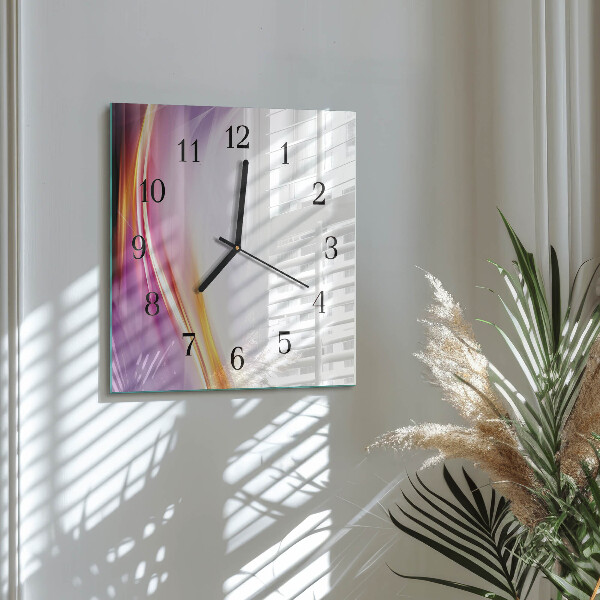 Orologio quadrato Astrazione