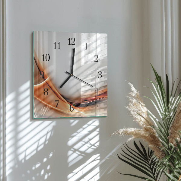 Orologio quadrato Astrazione