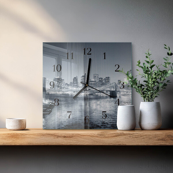 Orologio quadrato Notte dell'orizzonte