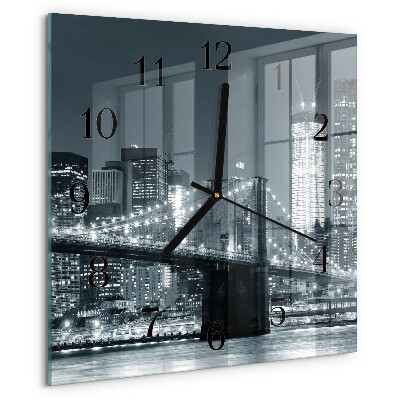 Orologio quadrato Ponte orizzontale