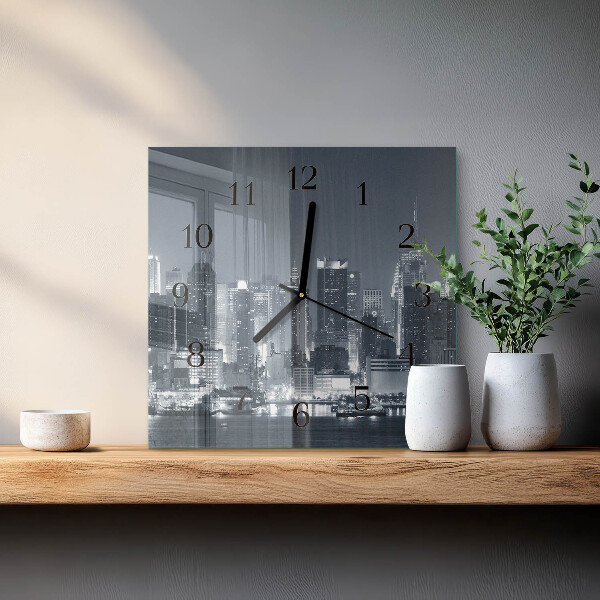 Orologio quadrato Notte dell'orizzonte