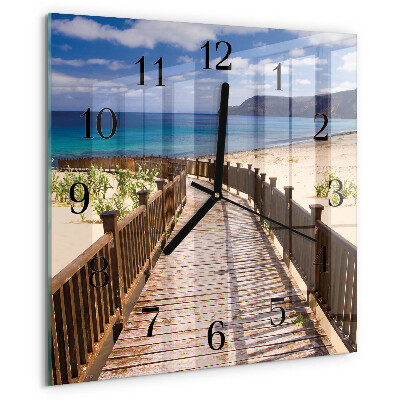 Orologio quadrato Spiaggia Mare