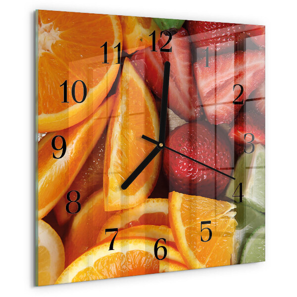 Orologio quadrato Frutta