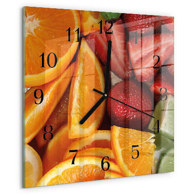 Orologio quadrato Frutta