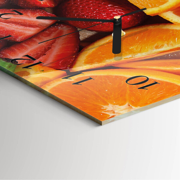Orologio quadrato Frutta