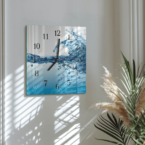 Orologio quadrato Acqua