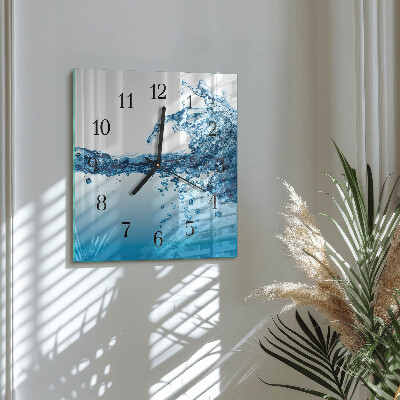 Orologio quadrato Acqua