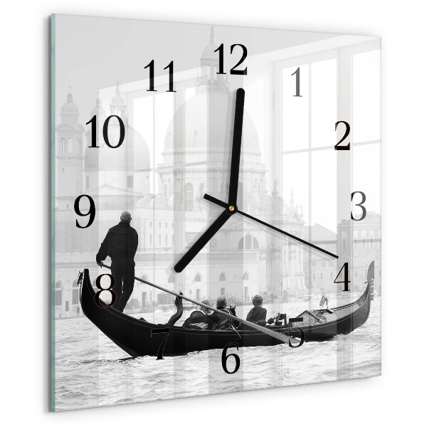 Orologio quadrato La barca veneziana