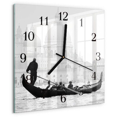 Orologio quadrato La barca veneziana